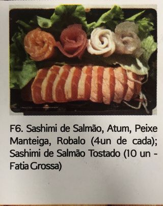 F6. Sashimi 26 Peças