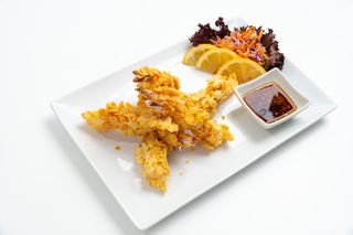 Shrimp almond Tempura