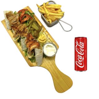 Combo Chawarma Saj Super + Frites + Boisson
