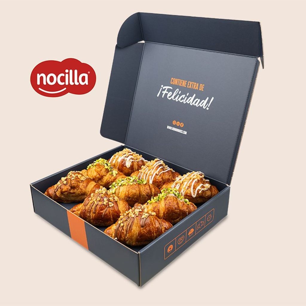 Caja mini croissant dulces