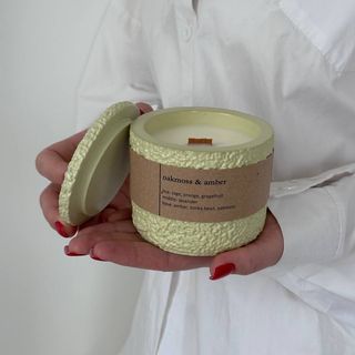 Аромосвічка «Дубовий мох і бурштин»1
