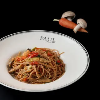 Spaghetti complets aux légumes