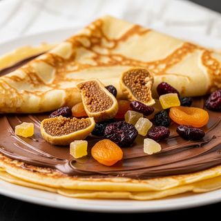 Crêpe Nutella Fruits Secs
