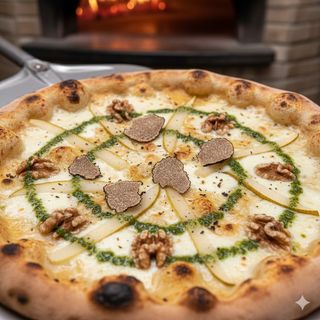 La pere tartufo e formaggi