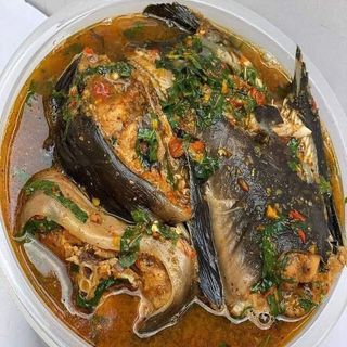 Cat Fish Pepper Soup + Coca-Cola