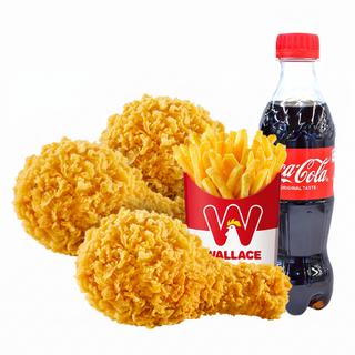 3 Cuisses De Poulet & Frites & 1 Coca