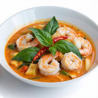 Paneng Curry Con Gambas