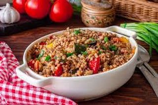 Рассыпчатая гречка с овощами