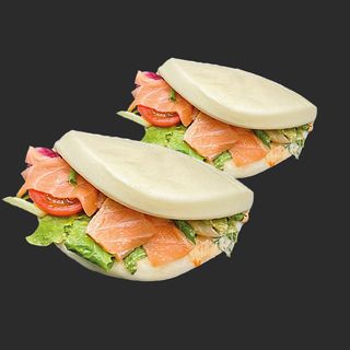 Bao with Salmon