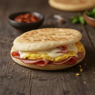 Chapati Omelette Jambon Mozzarella Arbi
