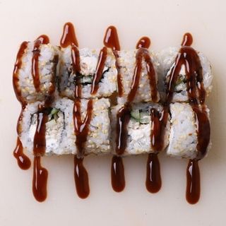 Філадельфія в кунжуті з вугрем   (245г/8шт)