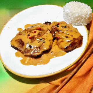 Телешко филе с Пепър сос (220г)