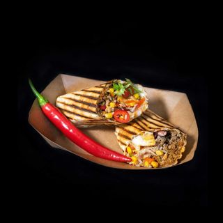 Burrito barbeque chicken