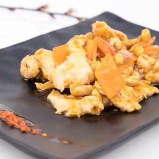 74. Pollo in salsa chili