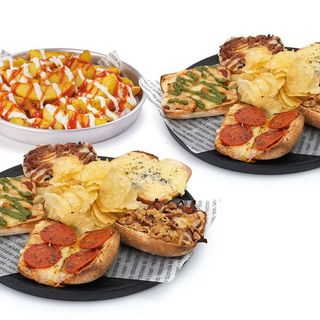 2 Ruedas di MontyPizzas + 1 tapa