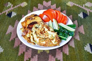 ომლეტი ლორით