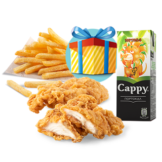 Детско меню с 2 бр. стрипс