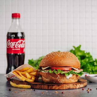 Комбо чизбургер (куриный)