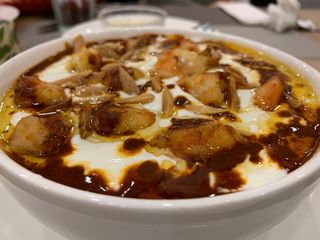 Fatté Gambas au Yaourt