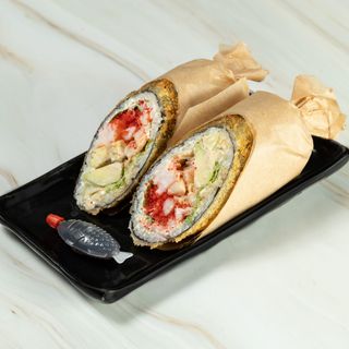 შემწვარი კადო კრევეტებით