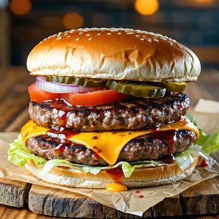 Premium Smash double burger