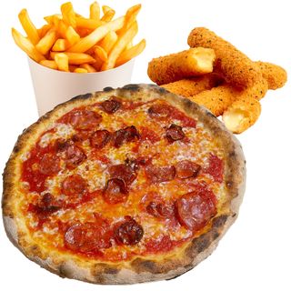 Combo 2: pizza Stick mozzarella  o patata frita 