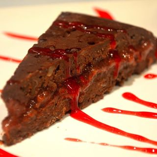 Tortilla de Chocolate con Arándanos y Almendras