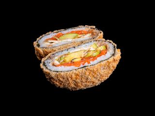 Суші бургер з лососем