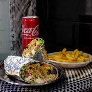 Menù piadina falafel grande