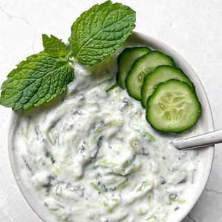 Cucumber mint raita