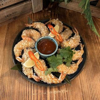 Тигрові креветки в темпурі 10 шт.