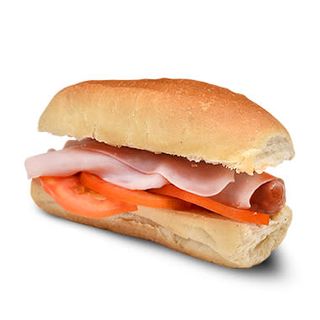 Panino misto wurstel, prosciutto e formaggio
