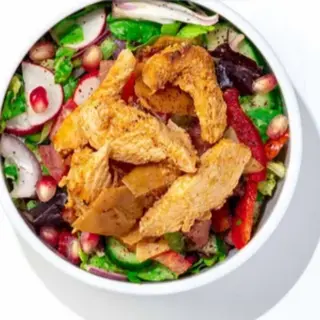 Salade fattouche poulet 