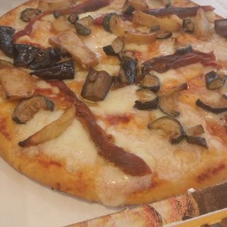 Pizza tonda ortolana