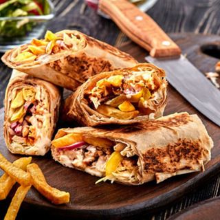 Menu Wrap Shawarma Poulet