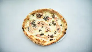 Cotto e funghi