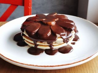 Панкейки з бананом та шоколадом (300g)