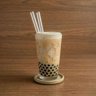 Coconut Jelly Milk Tea