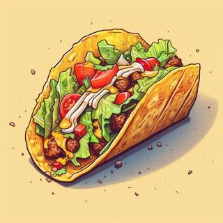 Taco La Vida Verde  Вегетарианско