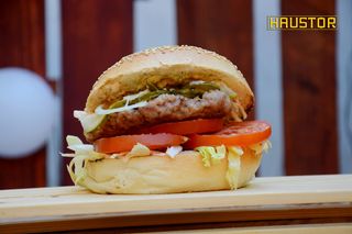 Haustor burger + krumpirići