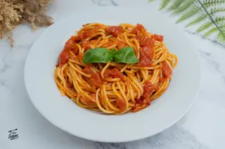 Espaguetis Napolitana