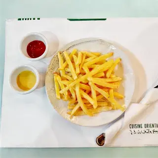 Plat frites fraîches