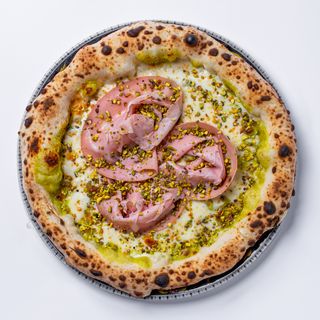 Pizza Pistacchio E mortadela