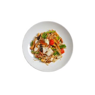 Bambú Y Setas Chinas