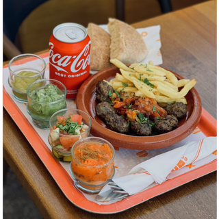  Kefta de boeuf beldi grille au charbon ( 6 ou 9 piece )    