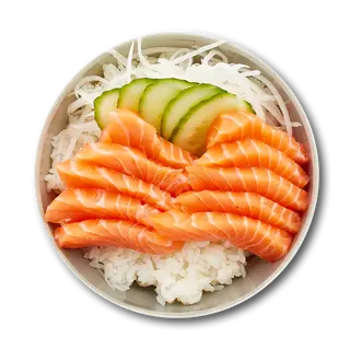 Chirashi salmone