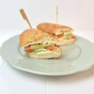 Сэндвич с лососем