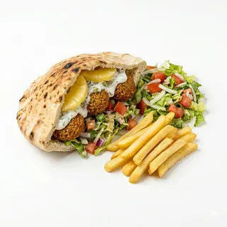 Pita Falafel (4 Uds.) Con Piña