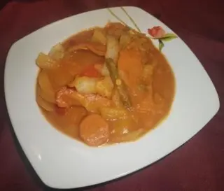 Vegetables spicy korai