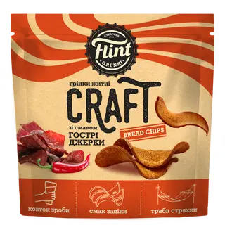 Flint Craft Carne Uscată Picantă Amăruie, 90g